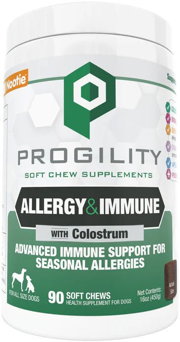 Progility – Suppléments pour le soulagement des allergies – 90 morceaux - Supplément Chien - Nootie - Progility – Suppléments pour le soulagement des allergies – 90 morceaux