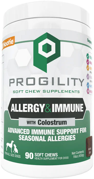 Progility – Suppléments pour le soulagement des allergies – 90 morceaux