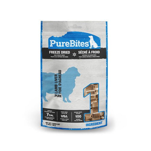 PureBites Foie d'Agneau 95g - Gaterie pour Chien - PureBites - PureBites Foie d'Agneau 95g