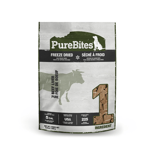 PureBites Foie de Boeuf 250g - Gaterie pour Chien - PureBites - PureBites Foie de Boeuf 250g