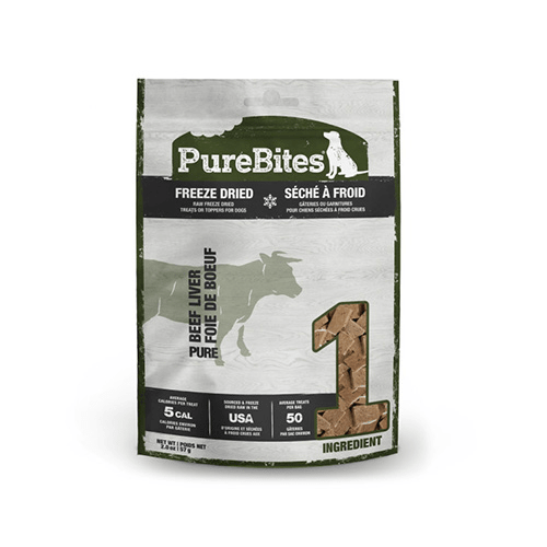 PureBites Foie de Boeuf 57g - Gaterie pour Chien - PureBites - PureBites Foie de Boeuf 57g