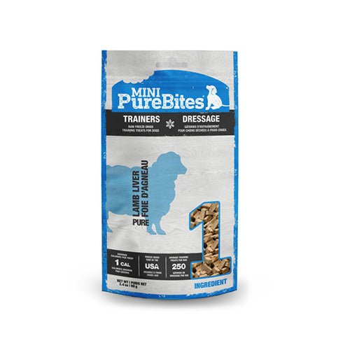PureBites Mini Chien Foie d'Agneau 68g - Gaterie pour Chien - PureBites - PureBites Mini Chien Foie d'Agneau 68g