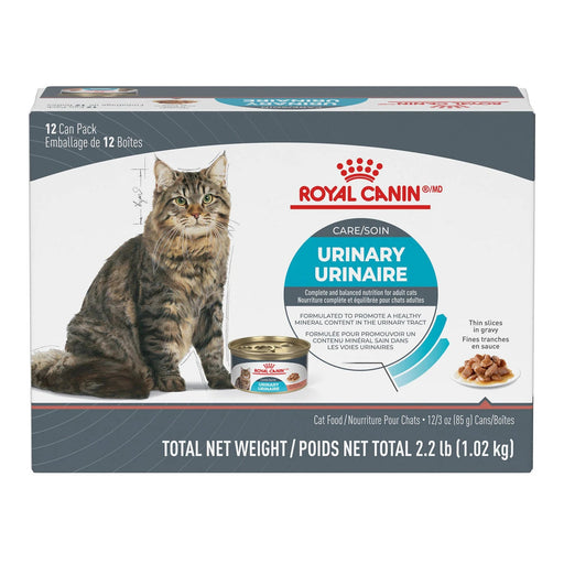 Royal Canin Soin Urinaire Fines tranches en sauce – Nourriture en conserve pour chats Paquet de 12 - CONSERVE - Royal Canin - Royal Canin Soin Urinaire Fines tranches en sauce – Nourriture en conserve pour chats Paquet de 12