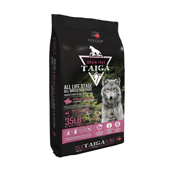 Taiga porc nourriture pour chien 35 lb (produit du Canada) - Chien Nourriture sèche - Horizon - Taiga porc nourriture pour chien 35 lb (produit du Canada)