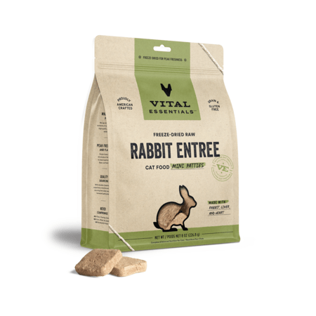 Vital Essentials entrée crus lyophilisés mini galettes pour chats - Nourriture Chats - Vital Essentials - Vital Essentials entrée crus lyophilisés mini galettes pour chats