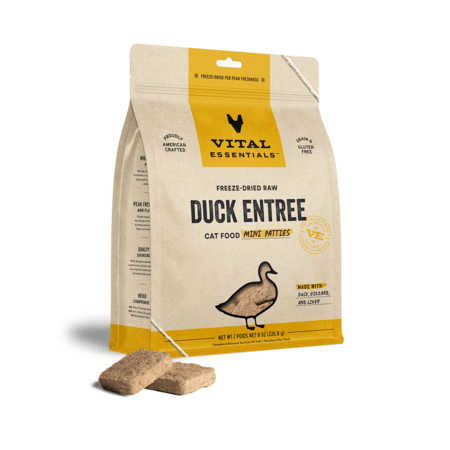 Vital Essentials entrée crus lyophilisés mini galettes pour chats - Nourriture Chats - Vital Essentials - Vital Essentials entrée crus lyophilisés mini galettes pour chats
