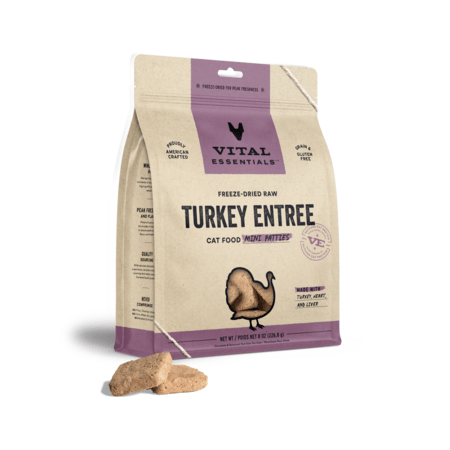Vital Essentials entrée crus lyophilisés mini galettes pour chats - Nourriture Chats - Vital Essentials - Vital Essentials entrée crus lyophilisés mini galettes pour chats