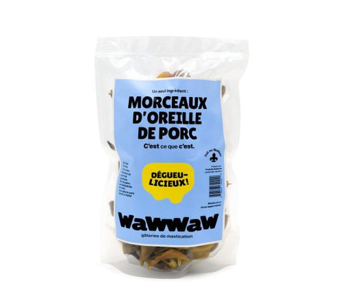 Wawwaw Morceaux D'oreille De Porc, En Sac De 350g - Gaterie pour Chien - Wawwaw - Wawwaw Morceaux D'oreille De Porc, En Sac De 350g