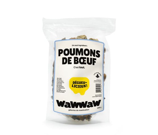 Wawwaw Poumons De Boeuf Pour Chien, En Sac De 200g - OS DENTAIRE - Wawwaw - Wawwaw Poumons De Boeuf Pour Chien, En Sac De 200g