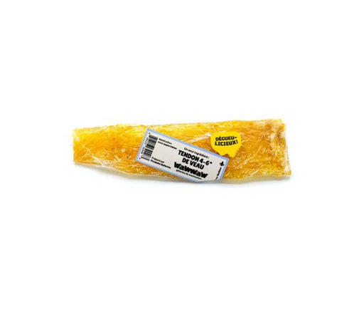 Wawwaw Tendon De Veau Pour Chien, 4-6" - OS DENTAIRE - Wawwaw - Wawwaw Tendon De Veau Pour Chien, 4-6"
