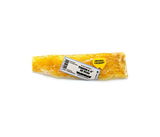 Wawwaw Tendon De Veau Pour Chien, 4-6" - OS DENTAIRE - Wawwaw - Wawwaw Tendon De Veau Pour Chien, 4-6"
