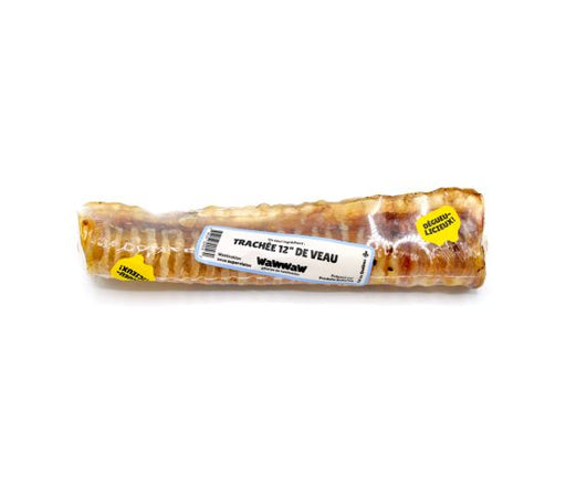 Wawwaw Trachée De Veau Pour Chien, 12" - OS DENTAIRE - Wawwaw - Wawwaw Trachée De Veau Pour Chien, 12"
