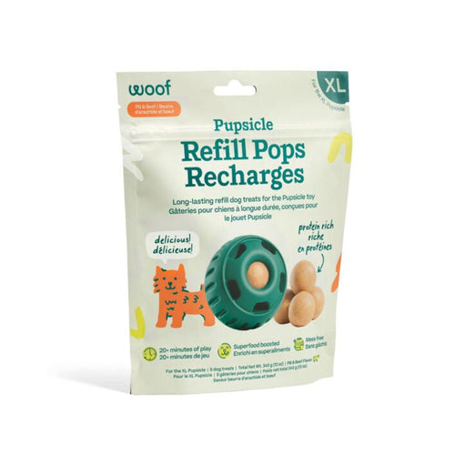 Woof Pet Recharges Pupsicle Beurre d’arachide/boeuf X-Large - Gaterie pour Chien - Woof - #original_value#