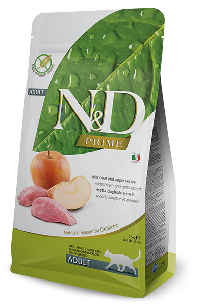 Farmina n&d sanglier et pomme nourriture pour chats