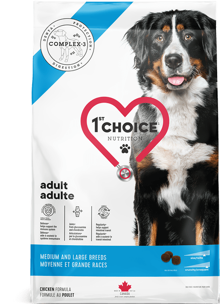 1ST Choice chien adulte moyenne et grande races - Nourriture pour chiens - animauxbouffe - 1ST Choice chien adulte moyenne et grande races