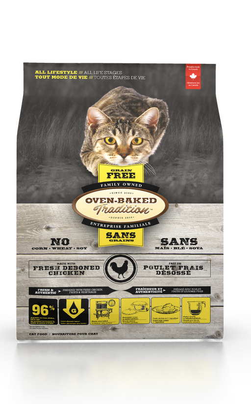 Oven-Baked Tradition poulet nourriture sans grain chat (produit du Quebec)