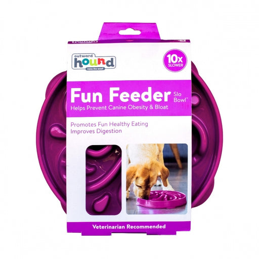 Outward Hound bol ralentisseur mauve