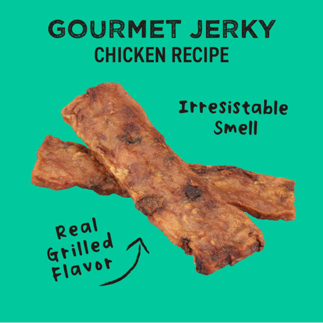 Wag more k.c. style poulet jerky pour chiens