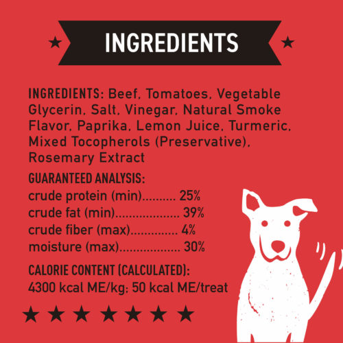 Wag more texas style boeuf jerky gâterie pour chiens