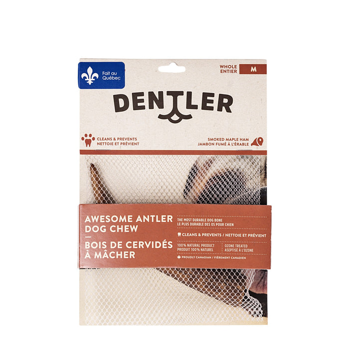 Dentler Bois de cervidés entiers à mâcher,  jambon fumé à l'érable