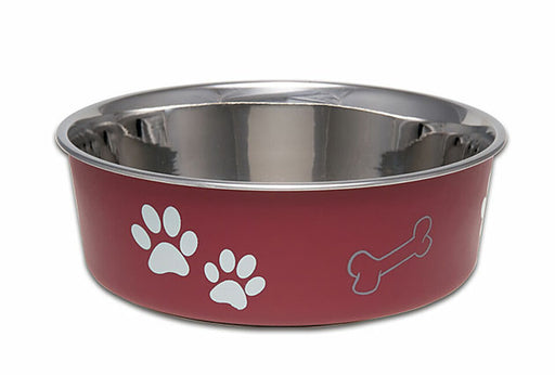 Loving pets bol rouge merlot pour chiens