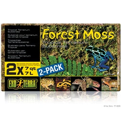 Exo terra forest moss 2 x qt pour reptile