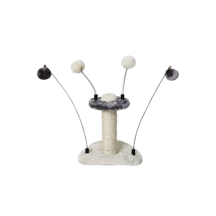 Budz Jouet  mini arbre avec pompons et sisal pour chat