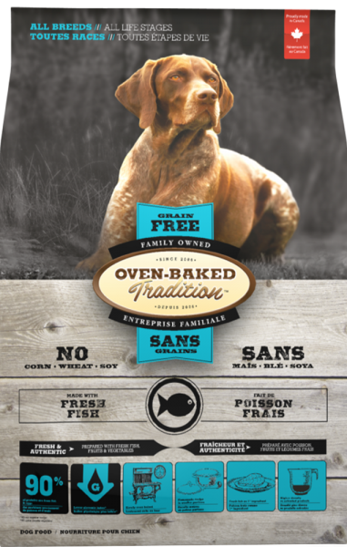 Oven-Baked Tradition poisson sans grains nourriture pour chien (produit du Quebec)