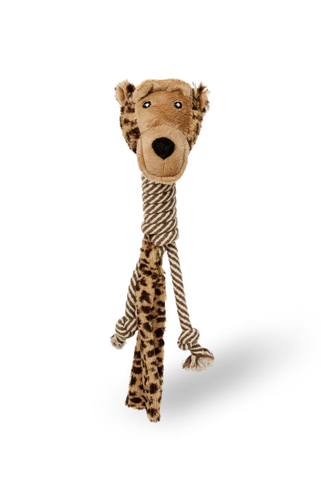 Budz jouet en peluche singe corde long cou 15'' pour chiens