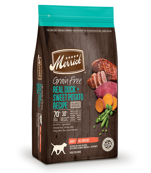 Merrick boeuf et patate douce nourriture pour chien