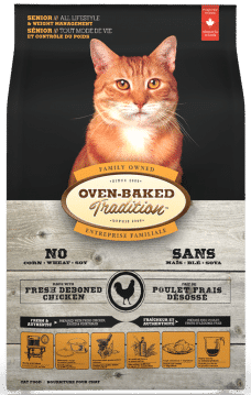 Oven-Baked Tradition nourriture chat sénior/ contrôle de poids (produit du Quebec)