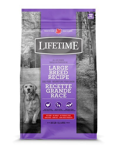 Lifetime grande race nourriture au poulet et avoine pour chien (produit du Canada)