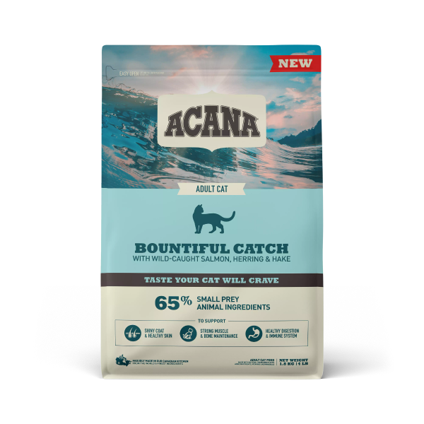 Acana bountiful catch nourriture au poisson pour chat