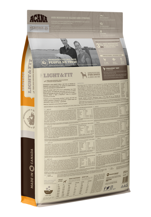 Acana light and fit poulet nourriture pour chiens