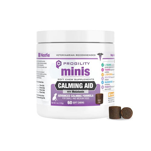 Progility minis calmant avec melatonine pour chiens