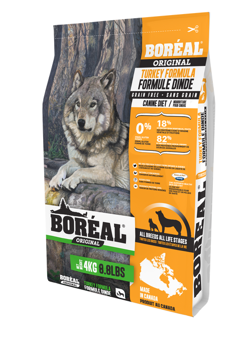 Boréal original dinde nourriture sans grain pour chien tout étapes de vie (produit du Canada)
