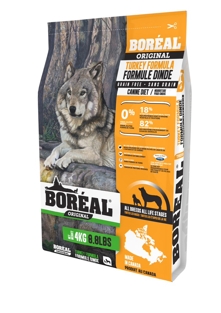 Boréal original dinde nourriture sans grain pour chien tout étapes de vie (produit du Canada)