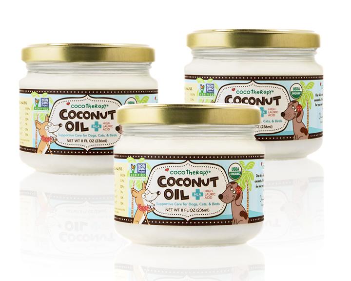 Cocotherapy huile de noix de coco pour chien