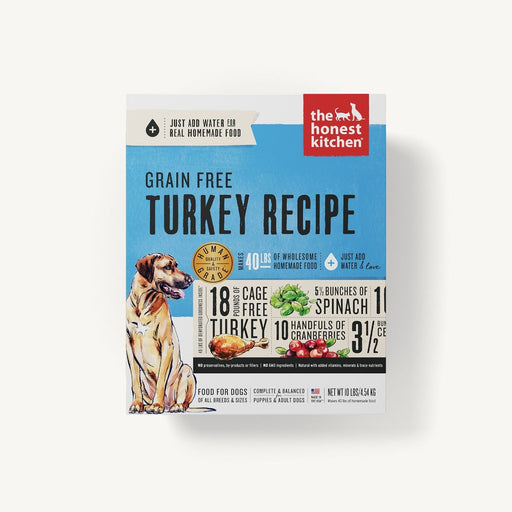 Honest kitchen dinde déshydraté nourriture sans grains pour chien