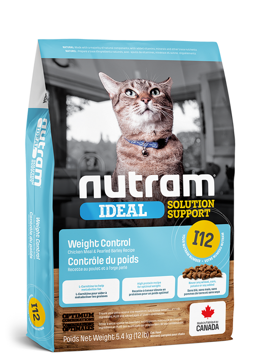 Nutram i12 control de poids nourriture pour chat (produit du Canada)