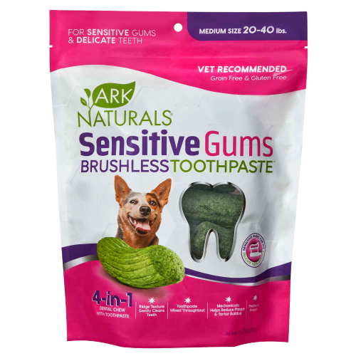 Dentifrice sans brosse ark pour chiens