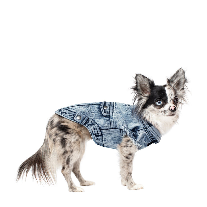 Canada Pooch veste denim (jeans) bleu pour chien