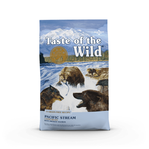 Taste of the wild canine pacific stream avec saumon fumé nourriture pour chien 12.7 kg