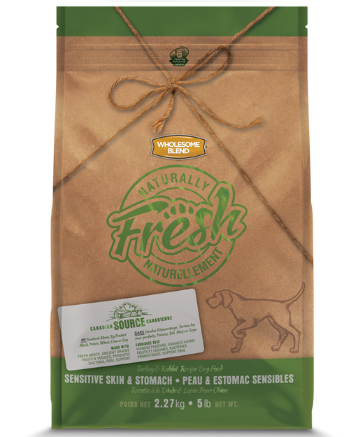 Naturally Fresh peau et d'estomac sensibles à la dinde et au lapin nourriture pour chien