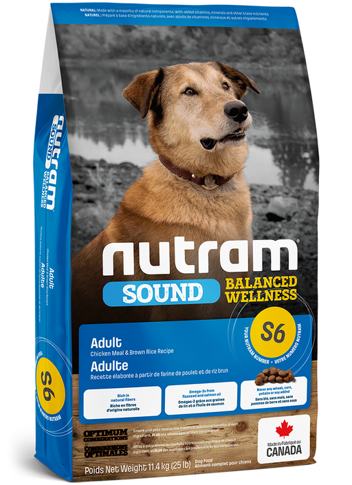 Nutram s6 sound nourriture pour chien (produit du Canada)