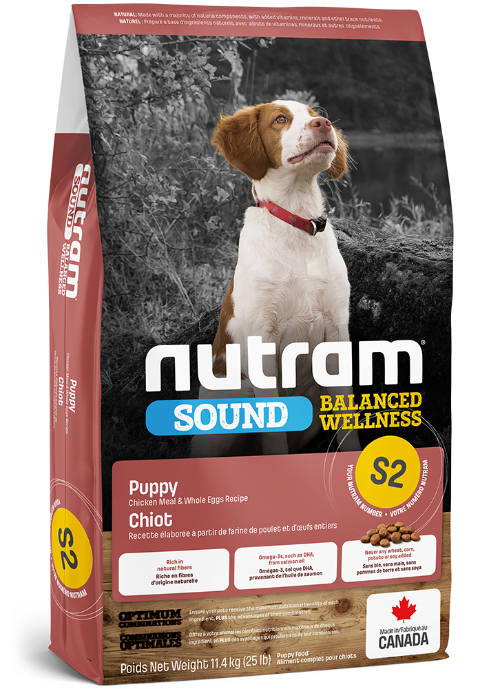 Nutram s2 nourriture pour chiot (produit du Canada)