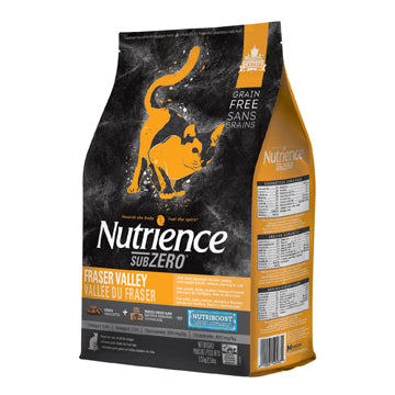 Subzero Nutrience Sans grains pour chats, formulation Vallée du Fraser(produit du Quebec)
