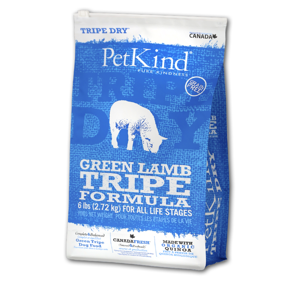 PetKind tripes d'agneau vert nourriture pour chien (produit du Canada)