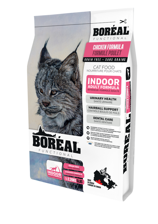 Boréal fonctionnel soin urinaire nourriture pour chat d'intérieur (produit du Canada)