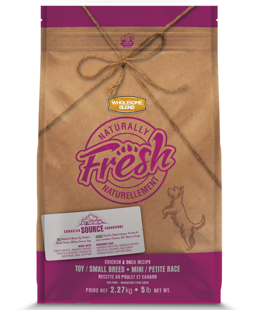 Naturally Fresh poulet et canard nourriture pour chien de petite race (produit du Canada)